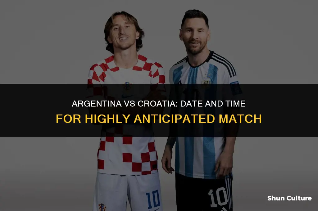 when is argentina vs crotia