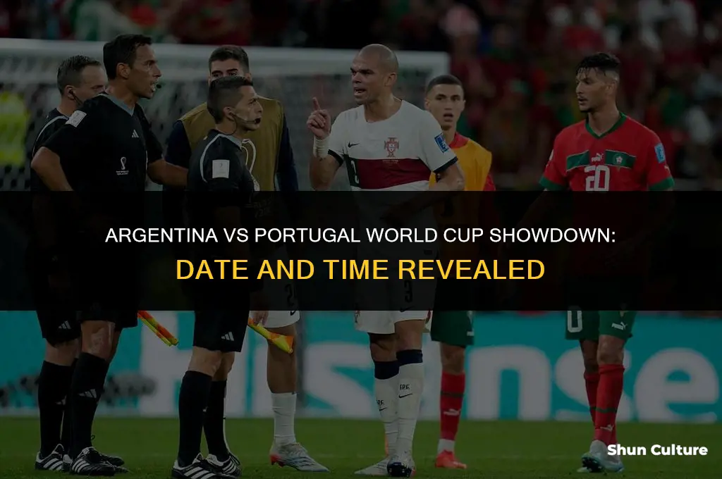 when is argentina vs portugal world cup