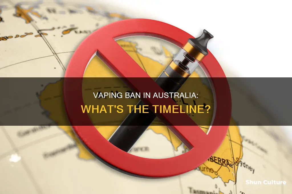 when is australia banning vapes