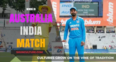 India vs Australia: Upcoming Match Dates