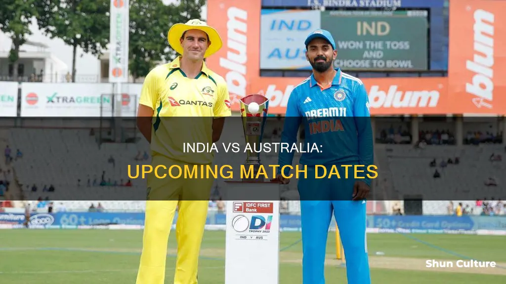when is australia india match