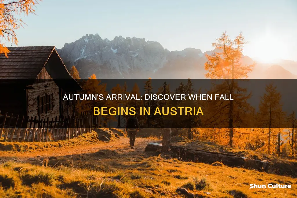 when is autumn in austria