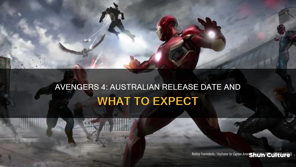 when is avengers 4 coming out in australia