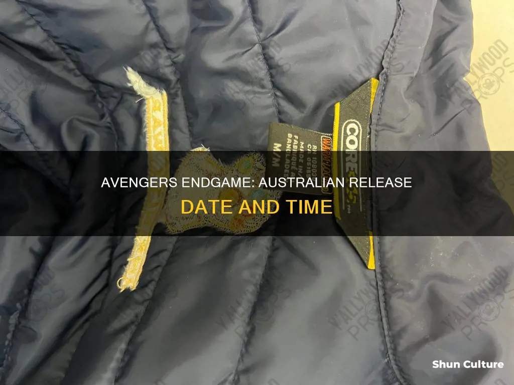 when is avengers endgame coming out in australia