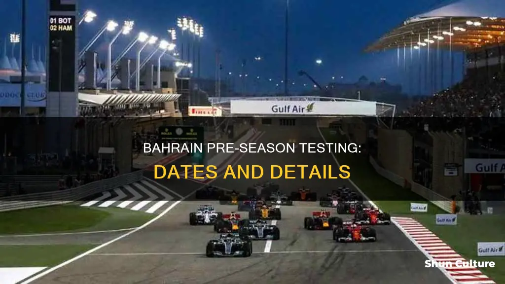 when is bahrain pre season testing