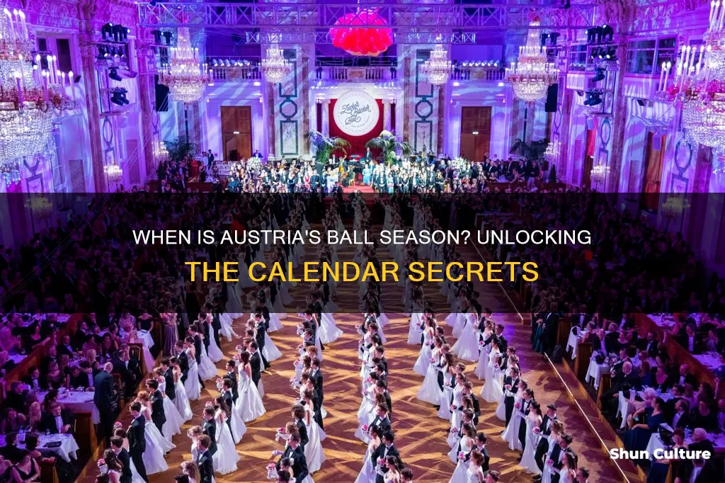 when is ball season in austria