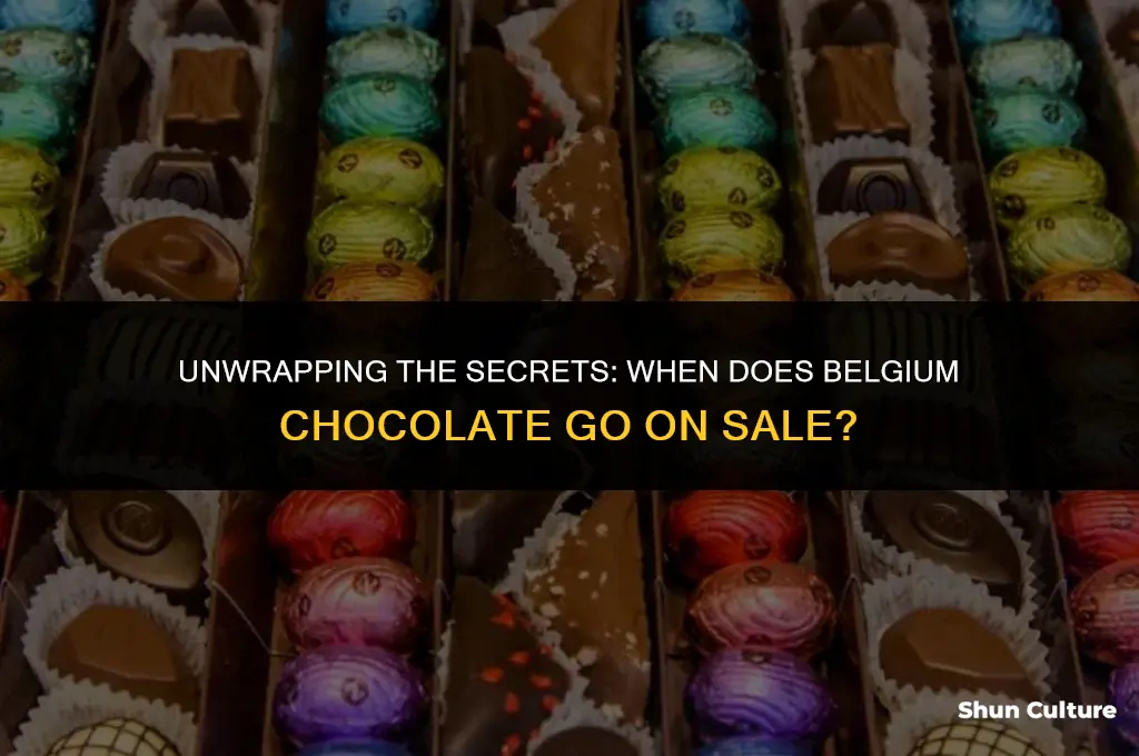 when is belgium chocolate sold