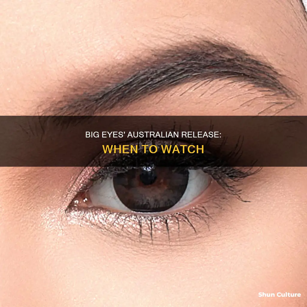 when is big eyes coming out in australia