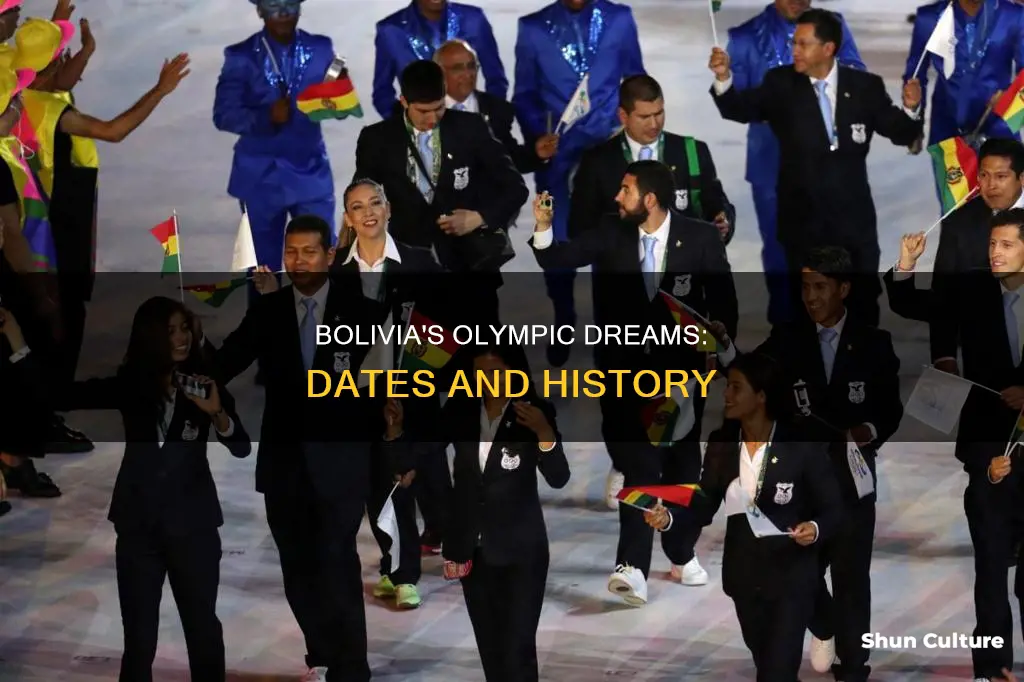 when is bolivia olympics