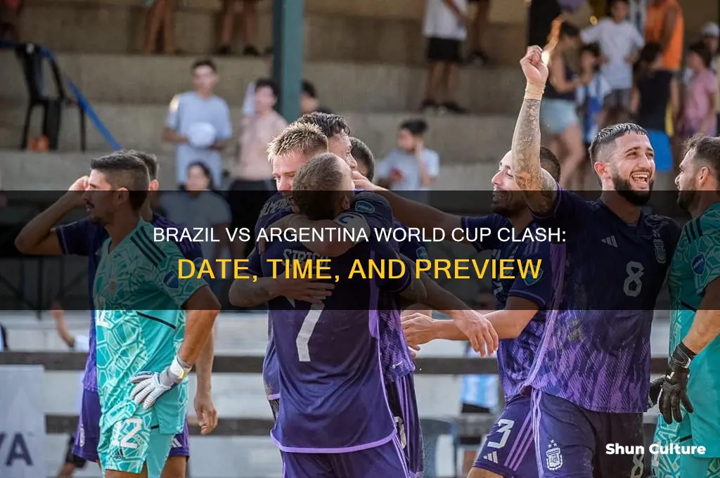 when is brazil vs argentina match world cup