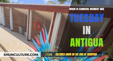 Antigua Carnival Monday and Tuesday Dates: A Festive Guide