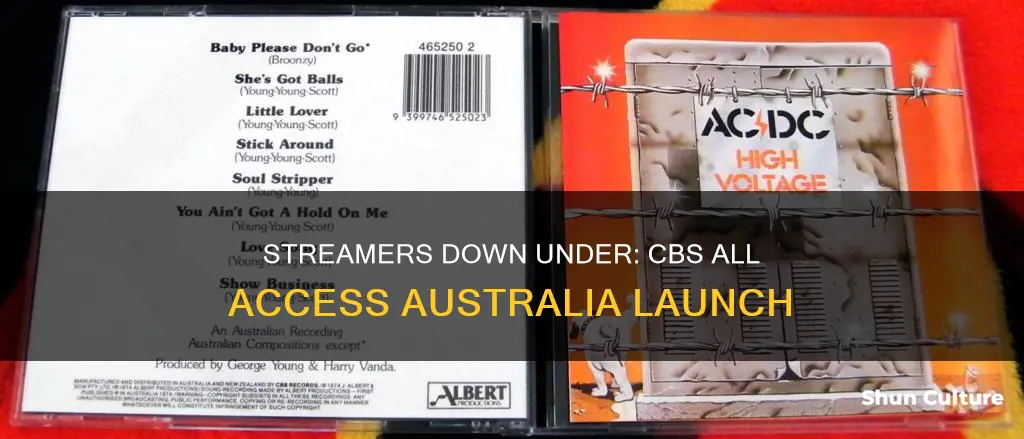 when is cbs all access coming to australia