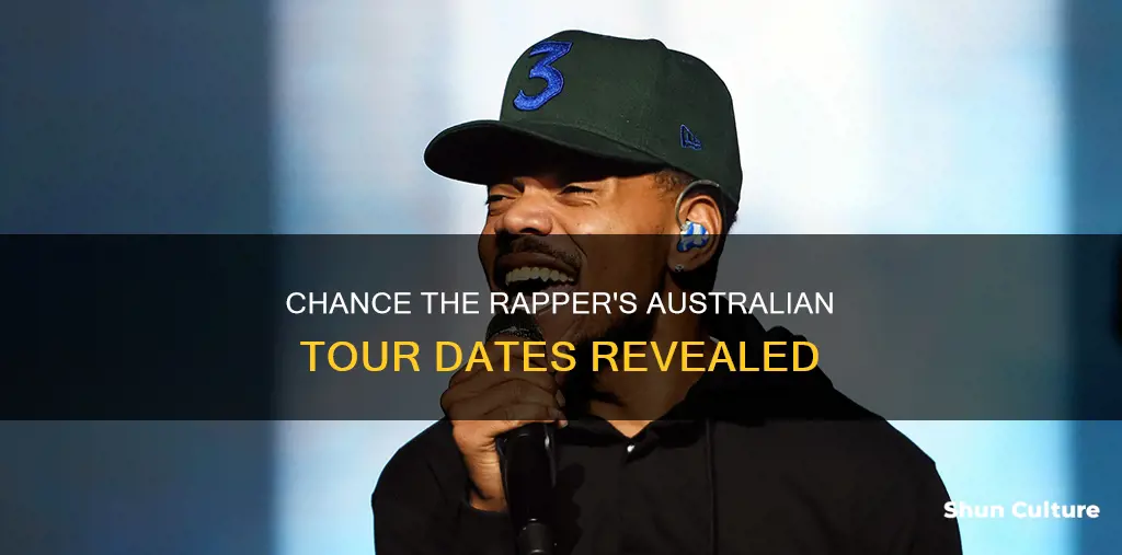 when is chance the rapper coming to australia