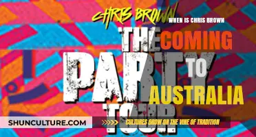 Chris Brown's Australian Tour: When and Where?