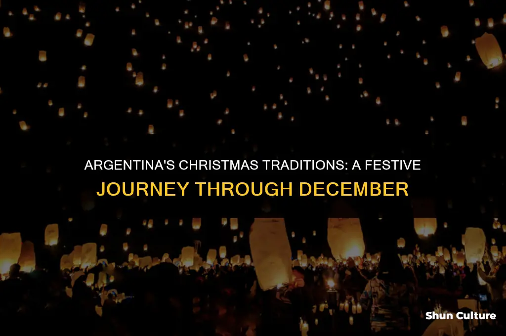 when is christmas celebrated in argentina