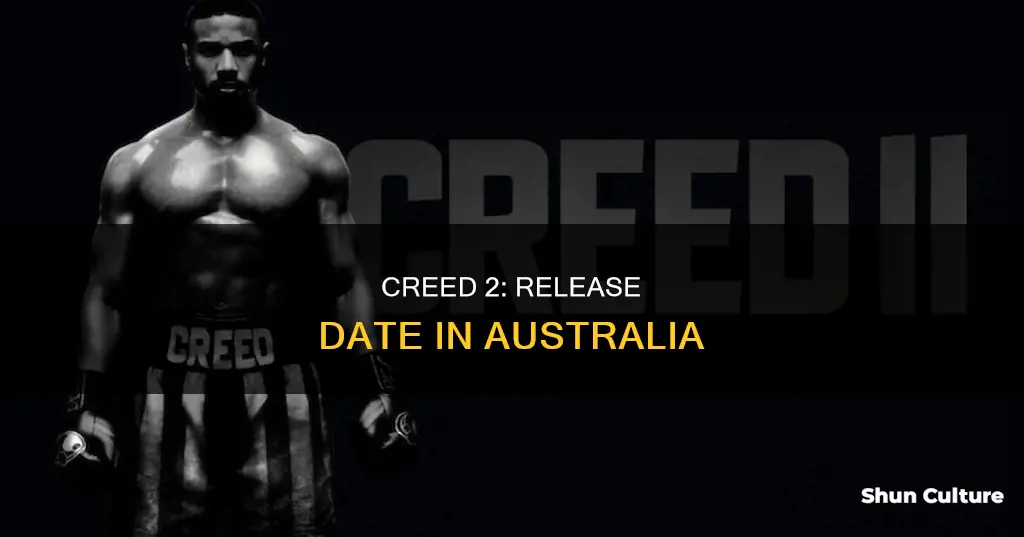 when is creed 2 coming out australia