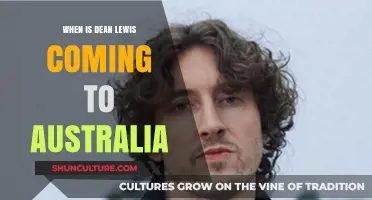 Dean Lewis' Australian Tour: Dates and Locations