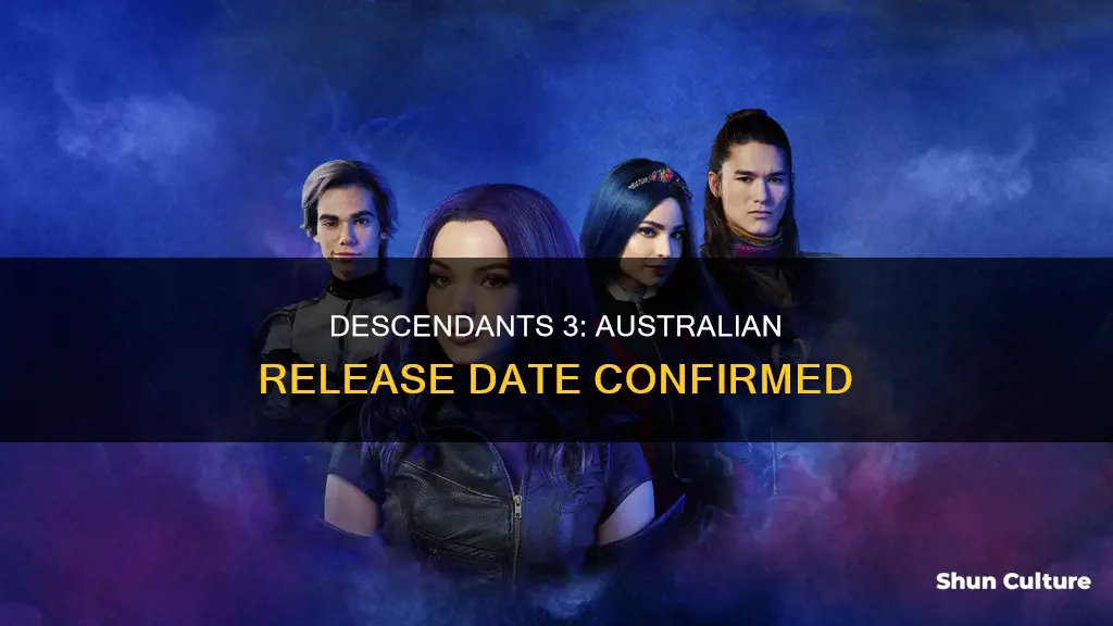 when is descendants 3 coming out date in australia
