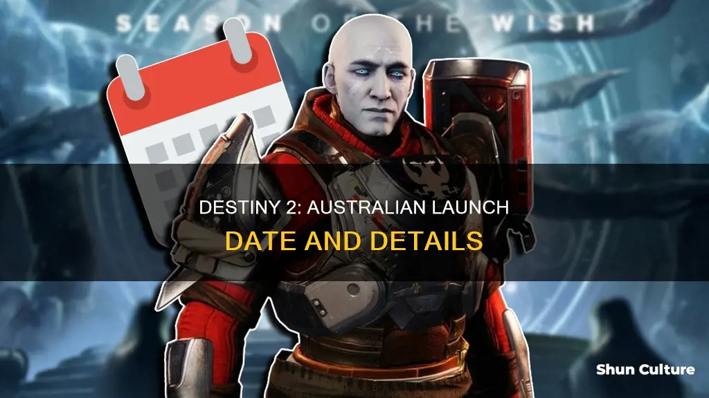 when is destiny 2 coming out in australia
