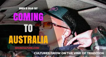 Doja Cat's Australian Tour: When and Where?