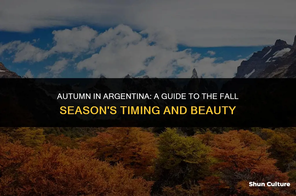 when is fall in argentina