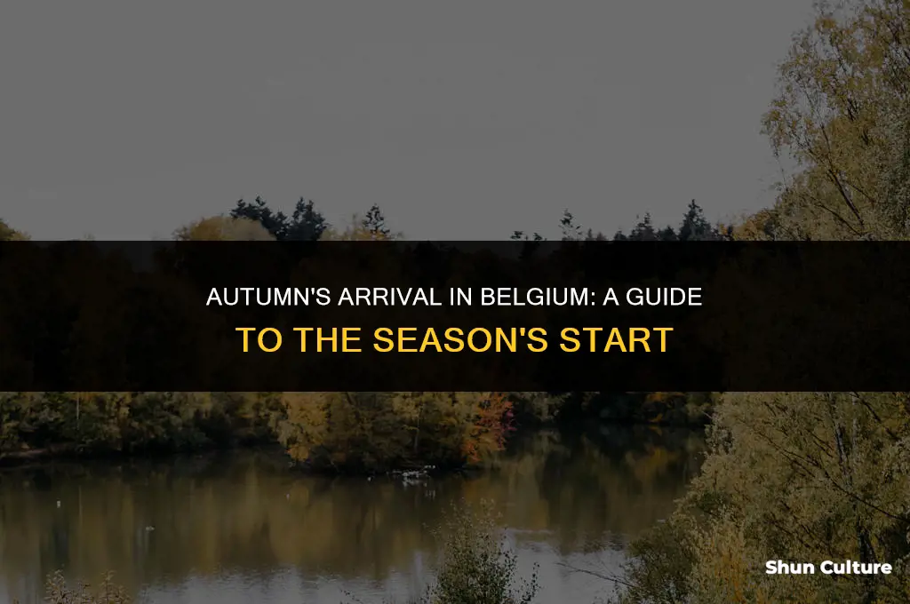 when is fall in belgium