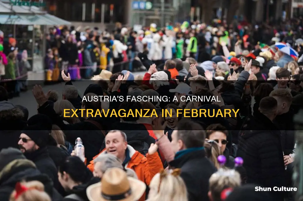 when is fasching in austria