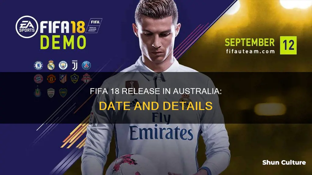when is fifa 18 coming out in australia