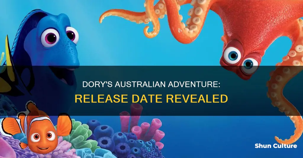 when is finding dory out in australia