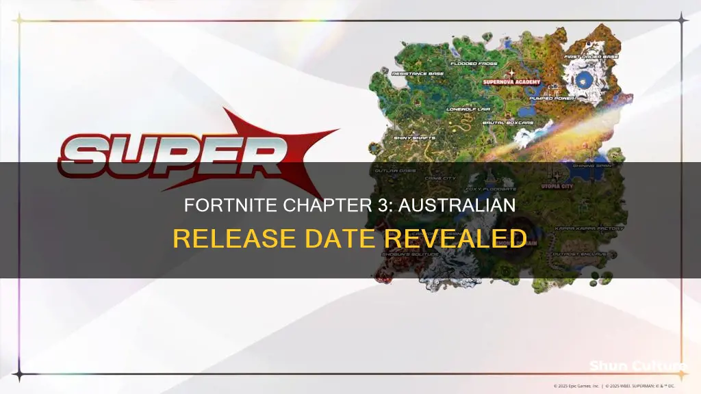 when is fortnite chapter 3 coming out in australia