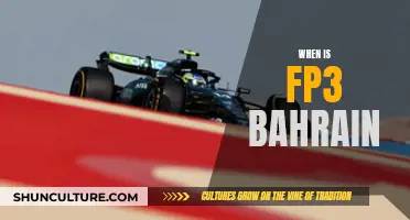 FP3 Bahrain: When to Catch the Action