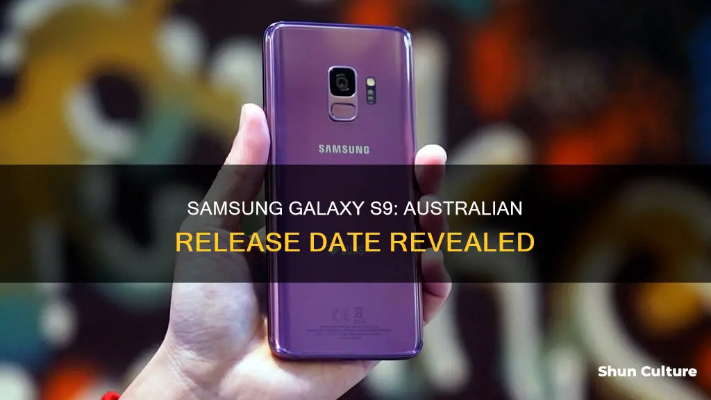 when is galaxy s9 coming out in australia