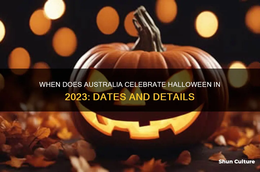 when is halloween in australia this year