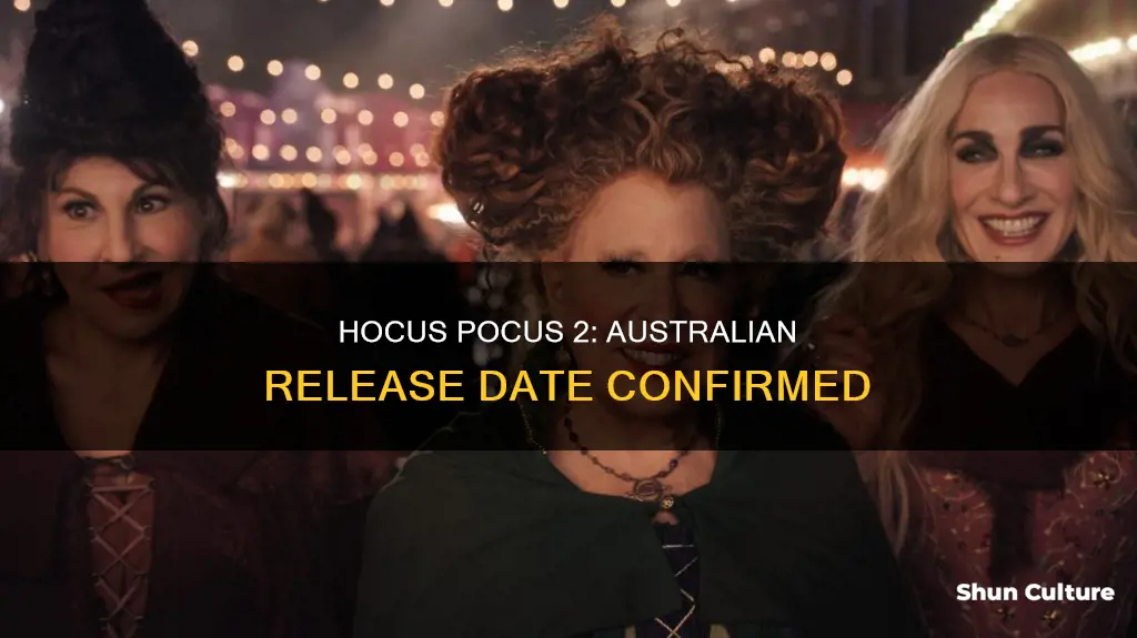 when is hocus pocus 2 coming out in australia