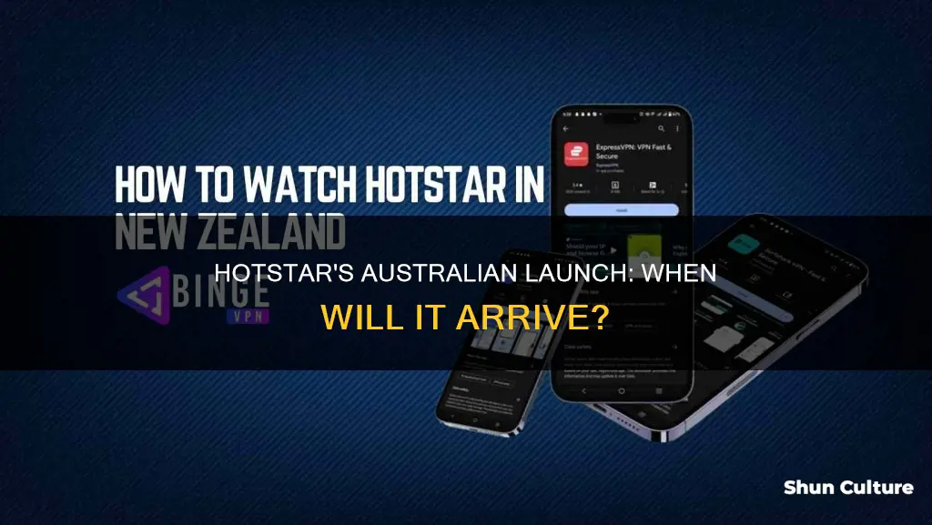 when is hotstar coming to australia