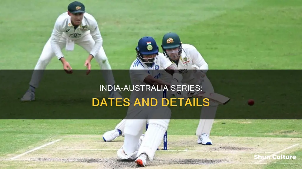 when is india australia series