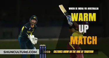 Warm-up Match: India vs Australia — When and Where?