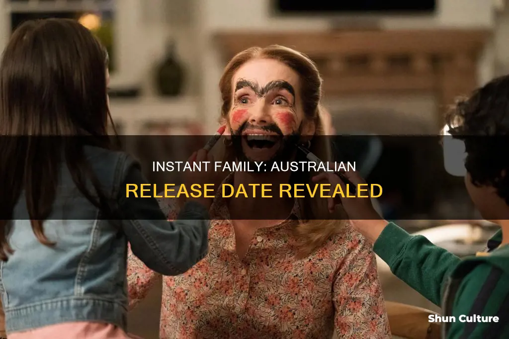 when is instant family coming out in australia