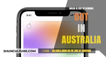 Apple iOS 12 Release Date in Australia