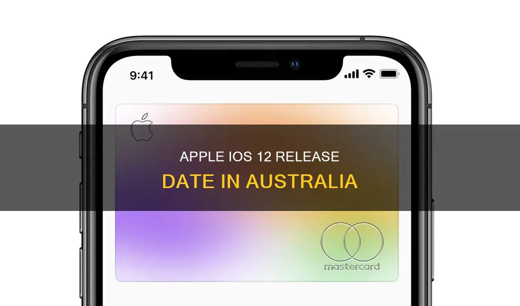 when is ios 12 coming out in australia