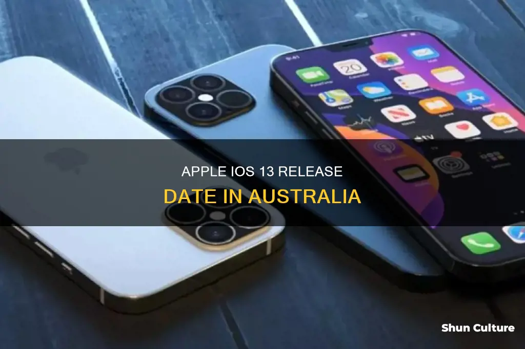 when is ios 13 coming out australia