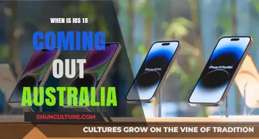 Apple iOS 15 Release Date in Australia