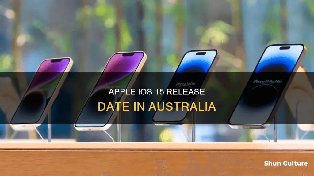 when is ios 15 coming out australia