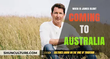 James Blunt's Australian Tour: Dates and Details