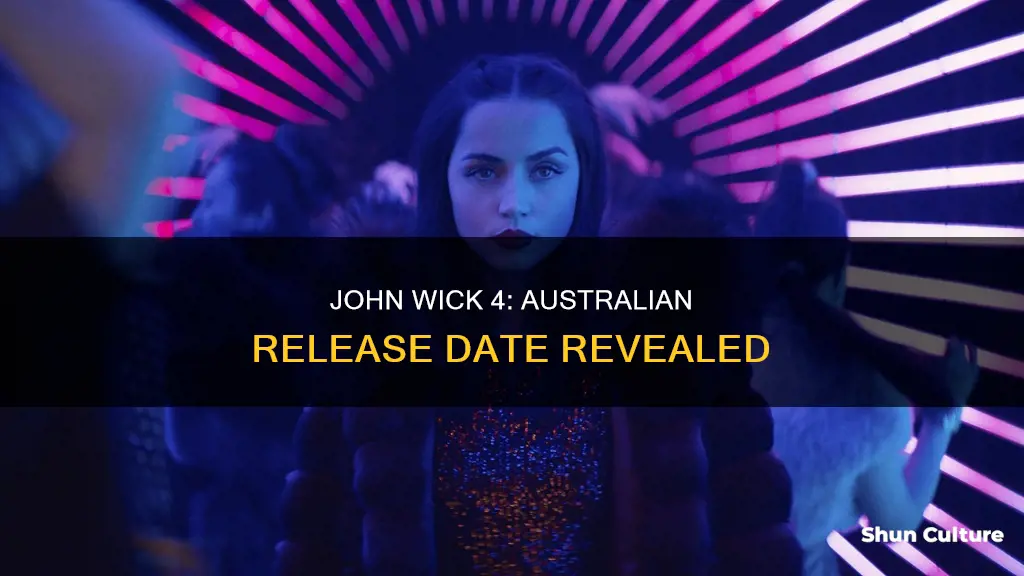 when is john wick 4 coming out in australia