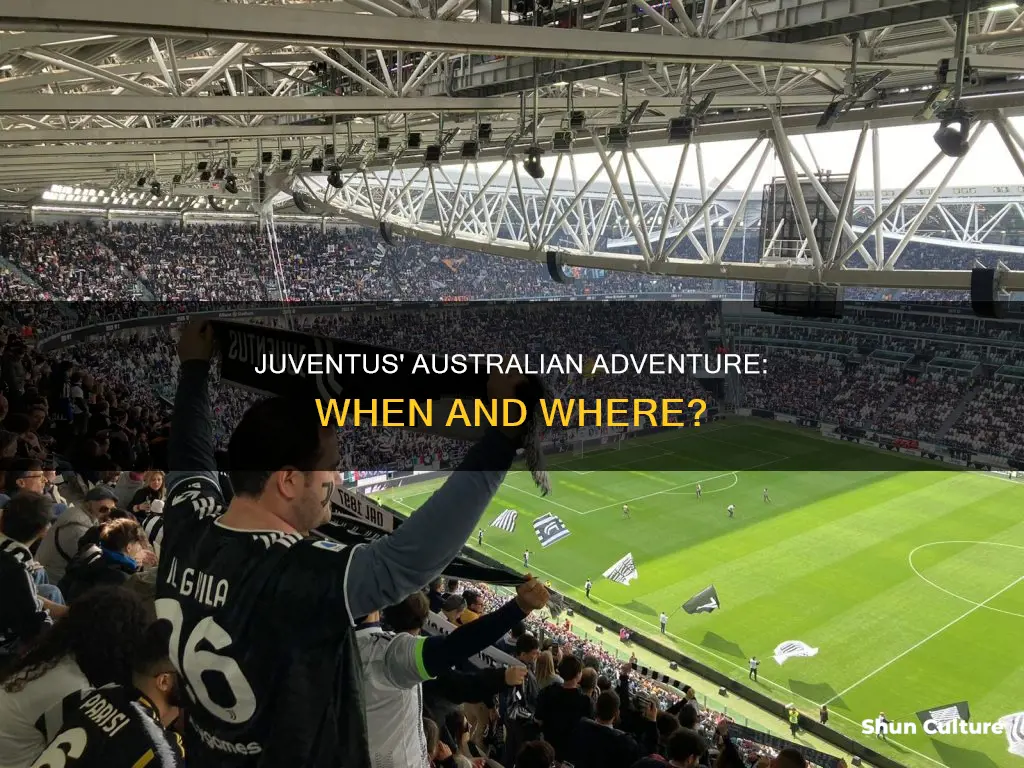when is juventus coming to australia