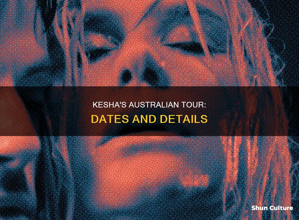 when is kesha coming to australia