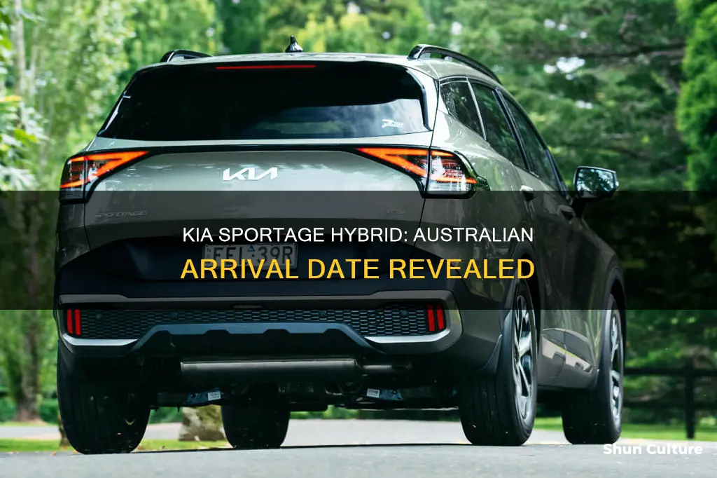 when is kia sportage hybrid coming to australia