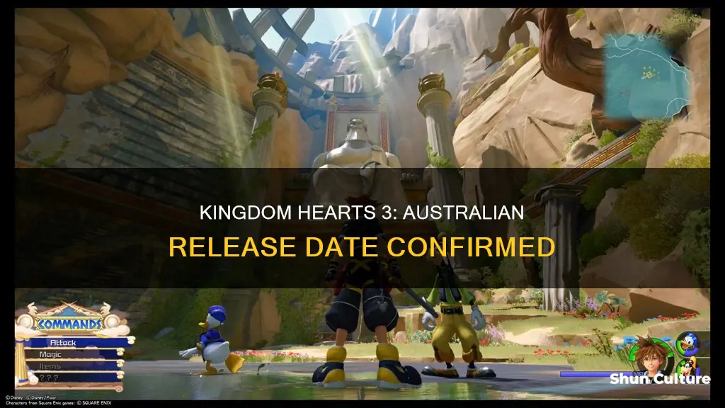 when is kingdom hearts 3 coming out in australia