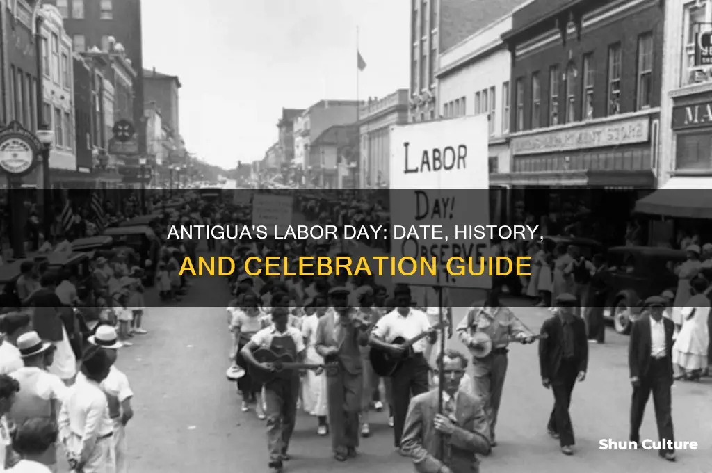 when is labor day in antigua